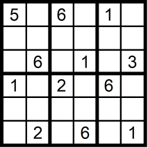 Sudoku schwer 2x3